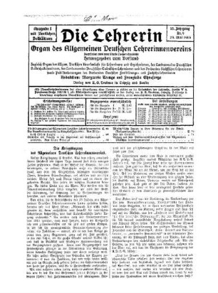 Die Kriegstagung des Allgemeinen Deutschen Lehrerinnenvereins