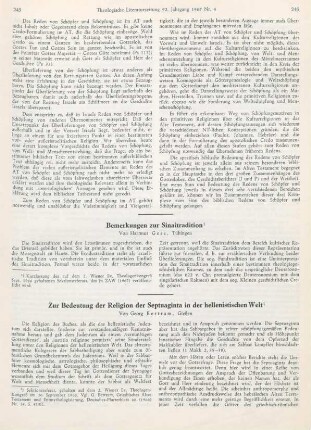 245-250 Zur Bedeutung der Religion der Septuaginta in der hellenistischen Welt