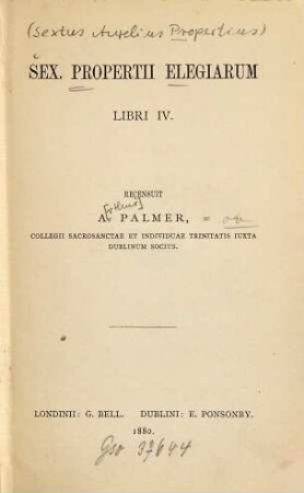 Elegiae : Libri IV