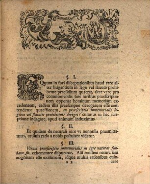 Io. Casp. Heimbvrgii D. Sereniss. Dvcis Saxo-Gothani A Consil. Avl. Ivr. Can. ... Programma De Praescriptione Immemoriali Contra Legem Prohibentem Valente : ... Candidati Io. Ludovici Schmidii Qvedlinbvrgensis Saxo-Vinar. Et Isenac. Advocati Inavgvrali Dissertationi De Praescriptione Actionis Pigneraticiae Directae Praemissvm. Ienae D. XXV. Nov. A. R. S. MDCCLVI.