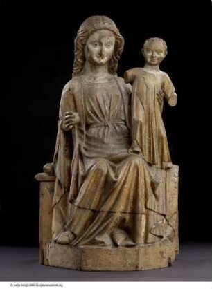 Thronende Maria mit Kind