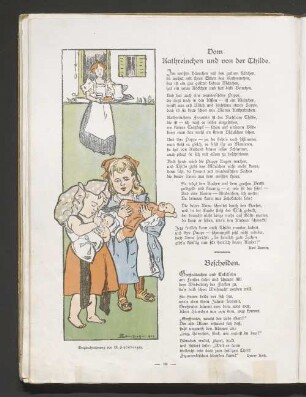 Vom Kathreinchen und von der Thilde.