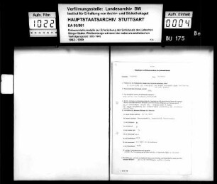 Erhebungen über die jüdischen Einzelschicksale in alphabetischer Folge der Wohnorte: Sulzburg - Talheim
