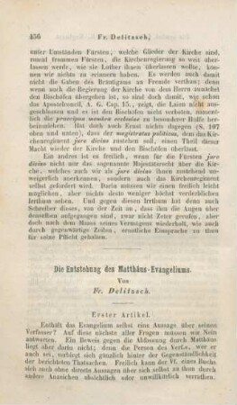 456-494 Die Entstehung des Matthäus-Evangeliums