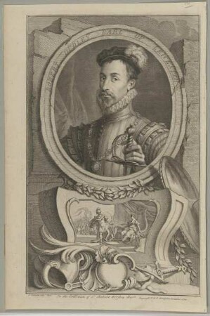 Bildnis des Robert Dudley Earl of Leicester