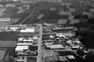 Freiburg: Industriegebiet Steinacker, von Norden