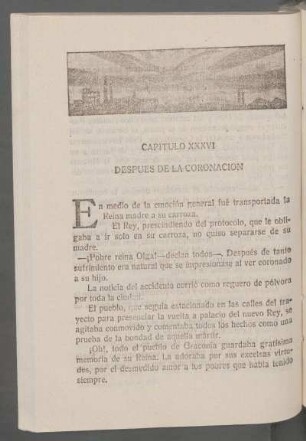 Capítulo XXXVI - Después de la coronación