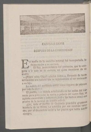 Capítulo XXXVI - Después de la coronación