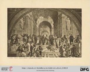 12. Roma. Vaticano. Stanze di Raffaello. La Scuola d'Atene (Raffaello)