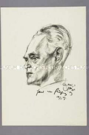 Bildnis des Schriftstellers Hans von Hülsen