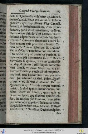 Caput IX.De Appellationis Extrajudicialis Contrariis et Affinibus