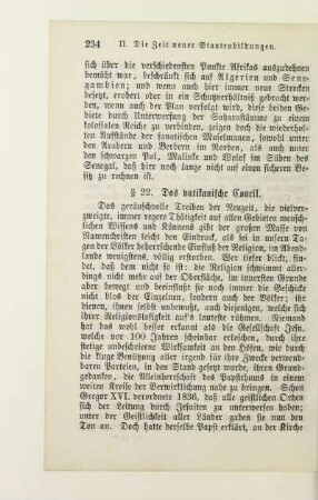§ 22. Das vatikanische Concil