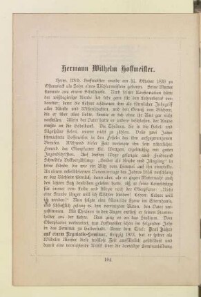 Hermann Wilhelm Hoffmeister