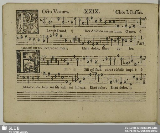 XXIX. Planxit David rex Absalon natum suum