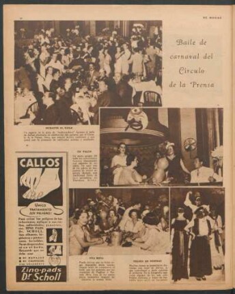 Baile de carnaval del Círculo de la Prensa