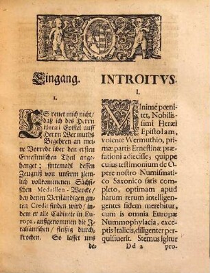 Saxonia Nvmismatica Sive Nvmmophylacivm Nvmismatvm Mnemonicorvm Et Iconicorvm A Serenissimis Electoribvs Dvcibvsqve Saxoniae Lineae Ernestinae Cvdi Ivssorvm, 2. Von Chur-Fürst Christian dem Ersten Biß auff Chur-Fürst Joh. Georgen den Ersten