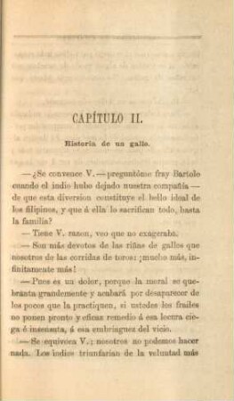Capítulo II. Historia de un gallo