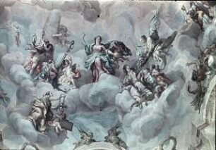 Intercessio des heiligen Karl Borromäus vor der Heiligen Dreifaltigkeit