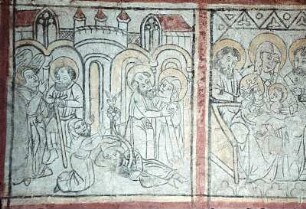 Szenen aus der Genesis und dem Marienleben und Darstellungen der Heiligen Sippe