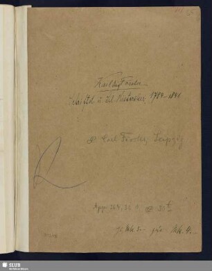 Nr. 30s-t. Förster, Karl und Karl Friedrich