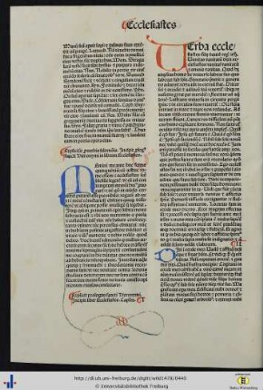Prologus sancti Hieronymi in librum Ecclesiasten