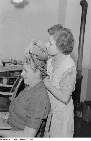 Porträt einer Friseurin