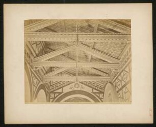San Miniato al Monte, Florenz: Ansicht, Innenraum, Decke im Südseitenschiff