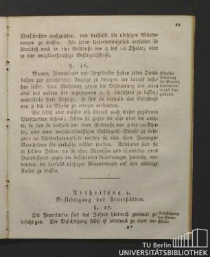 Abtheilung 2. Besichtigung der Feuerstätten.