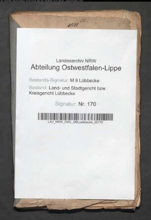 Erblasser: Beckemeier, Catharine Margarethe, geb. Gosemeier: