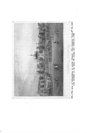 350. View of Kansas City in its earliest days. - 4to. S. Amer. c. 1850