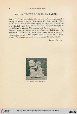 Egypt Explorations Fund : the Temple of Deir El Bahari