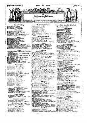 Hofstaats-Kalender
