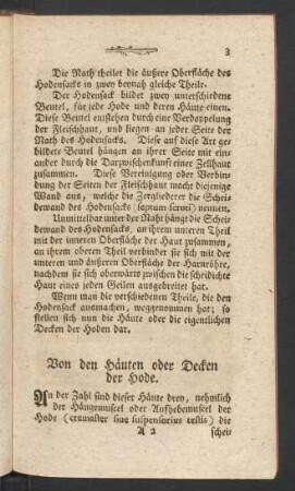 Von den Häuten oder Decken der Hode