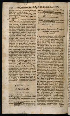 222-228, Sectio IV