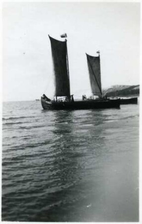 Fischerboote, Kurische Nehrung