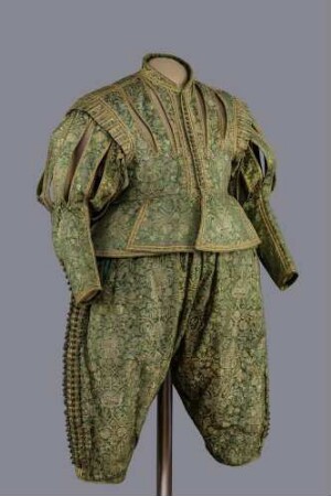 Wams / Prunkkleid des Kurfürsten Johann Georg I. von Sachsen bestehend aus Wams und Hose