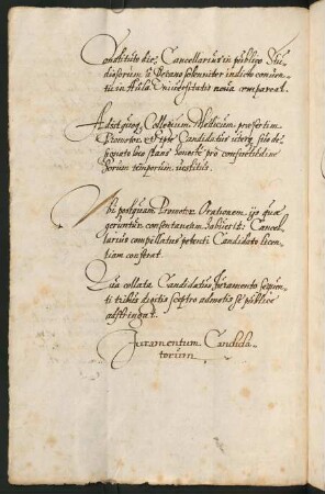 Juramentum Candidatorum.