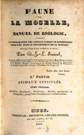 Faune de la Moselle, 2