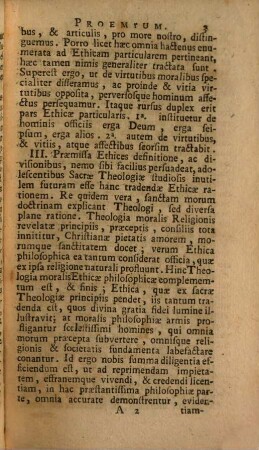 Institutiones philosophicae ad studia theologica potissimum accomodatae, 6. Ethicam complectens