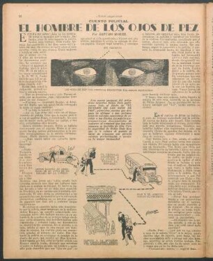 El hombre de los ojos de pez : Cuento policial
