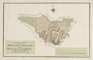 Topographischer Plan über den in der Herrschaft Mahlberg liegenden Wagenstadter Bann