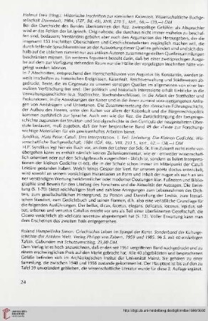 29: [Rezension von: Roland Hampe/Erika Simon: Griechisches Leben im Spiegel der Kunst. Sonderband der Kulturgeschichte der Antiken Welt]