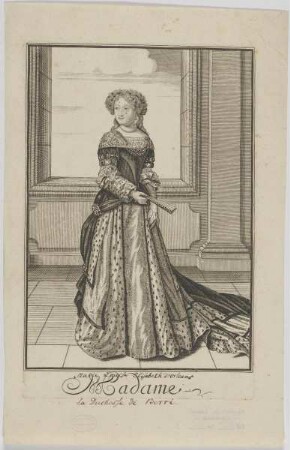 Bildnis der Marie Louise Elisabeth d'Orleans, Gräfin von Berri