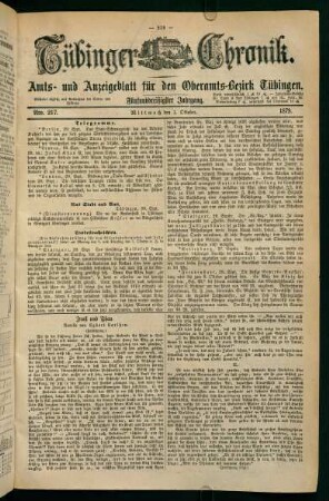 1. Oktober (Nro. 217) - 7. Oktober (Nro. 222)