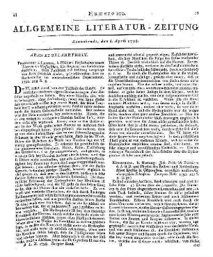 Tagbuch für Liebhaber der Astronomie : auf das Jahr 1793. - Nürnberg : Bauer- u. Mannische Buchh., 1793