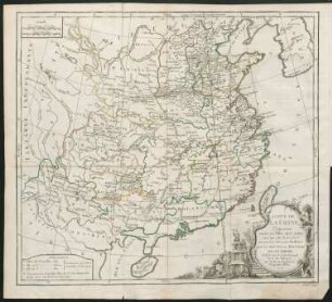Carte de la Chine comprenant toutes les villes du 1.er ordre, ...