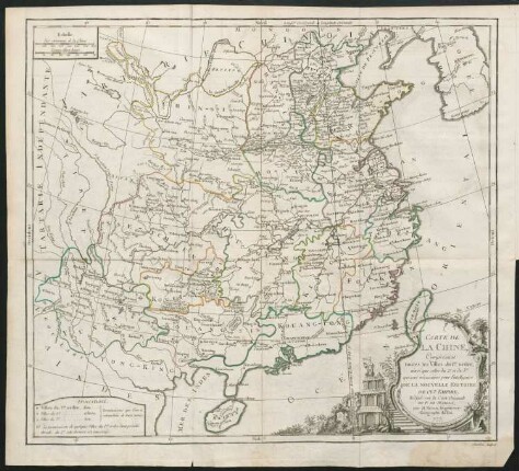 Carte de la Chine comprenant toutes les villes du 1.er ordre, ...