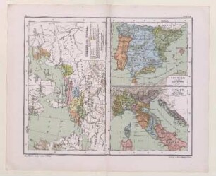 Gebiet der Hansa./ Spanien im 15. Jahrh. / Italien im 15. Jahrh.