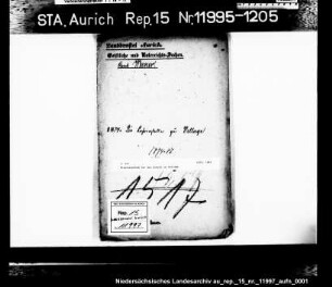 Staatszuschuß für die Schule in Vellage