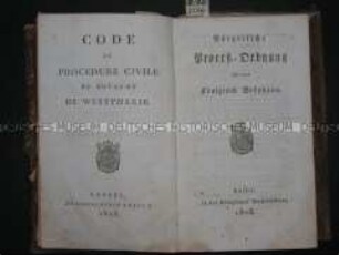 Code de procédure civile du Royaume de Westphalie